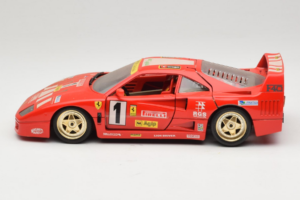 Ferrari F40 Evoluzione #1 Pirelli Agip Rot mit Goldenen Rädern 1992 Bburago 1:18 3042-P2 Druckguss — Bild 4 von 8