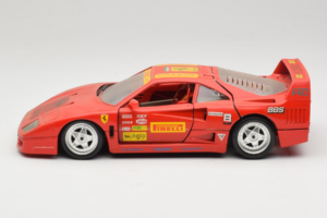 Ferrari F40 Pirelli BBS Rot Bburago 1:18 3032-P4 Druckguss — Bild 4 von 8