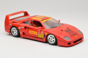 Ferrari F40 Pirelli BBS Rot Bburago 1:18 3032-P4 Druckguss — Bild 6 von 8