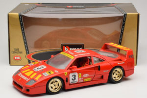 Ferrari F40 #3 Pirelli Rot 1987 Bburago 1:18 3332-P4 Druckguss — Bild 8 von 8