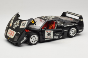 Ferrari F40 Seco #99 Lesseps / Charriol / Balandras Schwarz Bburago 1:18 3032-B3 Druckguss — Bild 2 von 8
