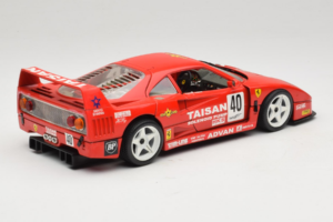 Ferrari F40 #40 T. Ohta / A. Reid Taisan Rot 1987 Bburago 1:18 3022-T1 Druckguss — Bild 3 von 8