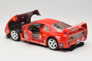 Ferrari F40 #40 T. Ohta / A. Reid Taisan Rot 1987 Bburago 1:18 3022-T1 Druckguss — Bild 5 von 8