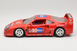 Ferrari F40 #40 the0123 Rot 1987 Bburago 1:18 3332-P5 Druckguss — Bild 4 von 8