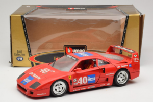Ferrari F40 #40 the0123 Rot 1987 Bburago 1:18 3332-P5 Druckguss — Bild 8 von 8