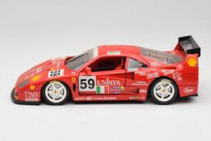 Ferrari F40 LM Unisys #59 Ota / P. Nappi / R. Donovan 24 Hours of Le Mans 1996 Bburago 1:18 3032-U1 Druckguss — Bild 4 von 8