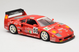 Ferrari F40 LM Unisys #59 Ota / P. Nappi / R. Donovan 24 Hours of Le Mans 1996 Bburago 1:18 3032-U1 Druckguss — Bild 6 von 8