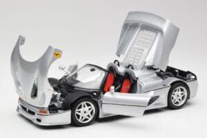 Ferrari F50 Cabriolet Silber Bburago 1:18 3372 Druckguss — Bild 2 von 8