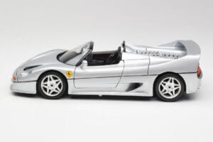 Ferrari F50 Cabriolet Silber Bburago 1:18 3372 Druckguss — Bild 4 von 8
