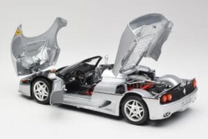 Ferrari F50 Cabriolet Silber Bburago 1:18 3372 Druckguss — Bild 5 von 8