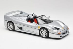 Ferrari F50 Cabriolet Silber Bburago 1:18 3372 Druckguss — Bild 6 von 8