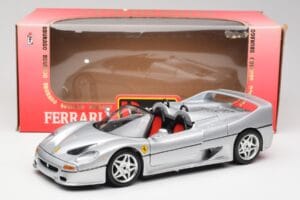 Ferrari F50 Cabriolet Silber Bburago 1:18 3372 Druckguss — Bild 8 von 8
