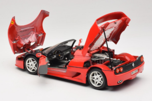 Ferrari F50 Cabriolet 50 Jahre Ferrari 24 Jahre Bburago FMC Rot Bburago 1:18 3352-P1 Druckguss — Bild 5 von 8