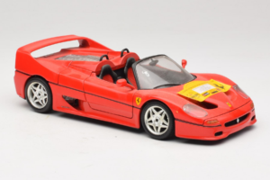 Ferrari F50 Cabriolet 50 Jahre Ferrari 24 Jahre Bburago FMC Rot Bburago 1:18 3352-P1 Druckguss — Bild 6 von 8