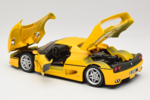 Ferrari F50 Coupe Shell Gelb Maisto 1:18 3076-Y1 Druckguss — Bild 5 von 8