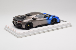 Ferrari SF90 Novitec Blue Grey Metallic IVY Merit 1:18 REMC029 Resin — Bild 3 von 7