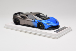 Ferrari SF90 Novitec Blue Grey Metallic IVY Merit 1:18 REMC029 Resin — Bild 4 von 7