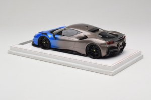 Ferrari SF90 Novitec Blue Grey Metallic IVY Merit 1:18 REMC029 Resin — Bild 5 von 7