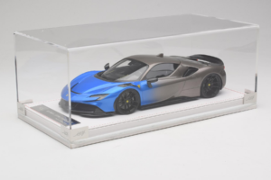 Ferrari SF90 Novitec Blue Grey Metallic IVY Merit 1:18 REMC029 Resin — Bild 6 von 7