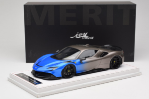 Ferrari SF90 Novitec Blue Grey Metallic IVY Merit 1:18 REMC029 Resin — Bild 7 von 7