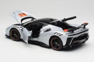 Ferrari SF90 XX Stradale Arctic White Bburago 1:18 18-16020W Druckguss — Bild 5 von 8