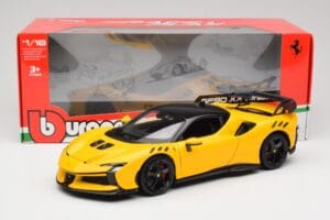 Ferrari SF90 XX Stradale Giallo Modena Bburago 1:18 18-16020Y Druckguss — Bild 8 von 8