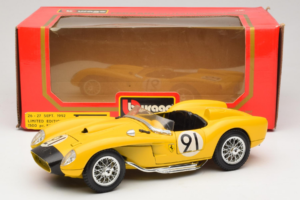 Ferrari 250 Testa Rossa #91 Gelb Limitierte Auflage Bburago 1:18 3007-Y1 Druckguss — Bild 8 von 8