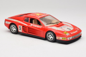Ferrari Testarossa Brummel #5 Rot 1984 Bburago 1:18 3004-P1 Druckguss — Bild 6 von 8