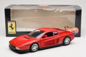 Ferrari Testarossa Rot Hot Wheels 1:18 23918 Druckguss — Bild 8 von 8