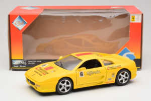 Ferrari F355 Berlinetta Racing Gelb Solido 1:18 9009-Y1 Druckguss — Bild 8 von 8