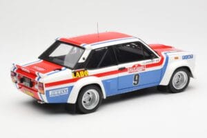 Fiat 131 Abarth Fiat France #9 J-C. Andruet / C. Delferrier Winner Rally Sanremo 1977 Kyosho 1:18 08375A Druckguss — Bild 3 von 8