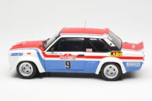 Fiat 131 Abarth Fiat France #9 J-C. Andruet / C. Delferrier Winner Rally Sanremo 1977 Kyosho 1:18 08375A Druckguss — Bild 4 von 8