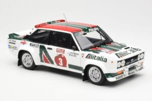 Fiat 131 Abarth #3 M. Alen / I. Kivimaki Winner Rally 1000 Lakes 1980 Kyosho 1:18 08376H Druckguss — Bild 6 von 8