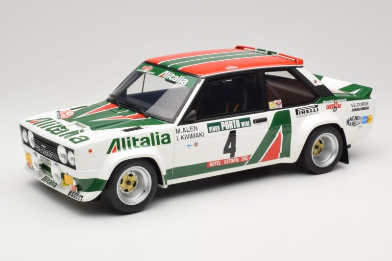 Fiat 131 Abarth #5 M. Alen / I. Kivimaki Rally Portugal 1978 Otto 1:12 G093 Resin