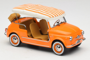 Fiat 500 Jolly Orange Norev 1:18 187791 Druckguss — Bild 4 von 6