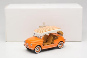 Fiat 500 Jolly Orange Norev 1:18 187791 Druckguss — Bild 6 von 6