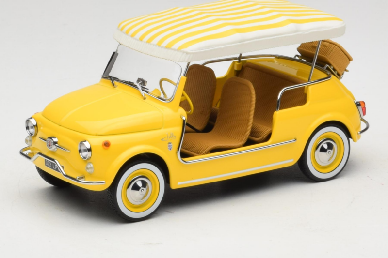 Fiat 500 Jolly Gelb Norev 1:18 187790 Druckguss