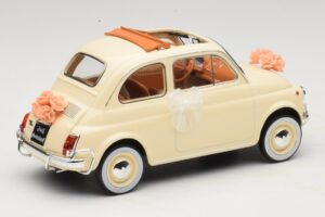 Fiat 500 L Elfenbein Wedding Gift Norev 1:18 187780 Druckguss — Bild 2 von 6