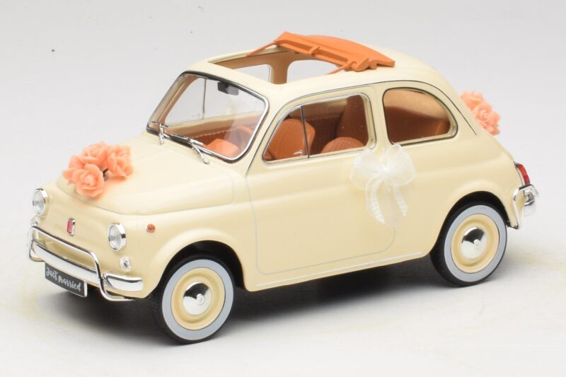 Fiat 500 L Elfenbein Wedding Gift Norev 1:18 187780 Druckguss