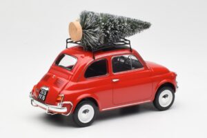 Fiat 500 L Rot Christmas Norev 1:18 187779 Druckguss — Bild 2 von 6