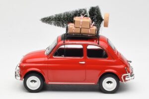 Fiat 500 L Rot Christmas Norev 1:18 187779 Druckguss — Bild 3 von 6