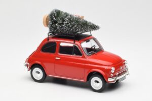 Fiat 500 L Rot Christmas Norev 1:18 187779 Druckguss — Bild 4 von 6