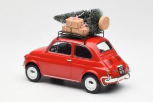 Fiat 500 L Rot Christmas Norev 1:18 187779 Druckguss — Bild 5 von 6