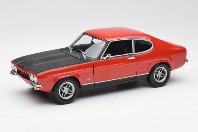 Ford Capri Mk1 2600 RS Rot Schwarz Minichamps 1:18 180089071 Druckguss