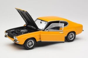 Ford Capri 2600 RS Signal Gelb Mit Schwarz Minichamps 1:18 180089070 Druckguss — Bild 2 von 8