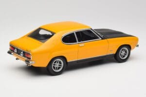 Ford Capri 2600 RS Signal Gelb Mit Schwarz Minichamps 1:18 180089070 Druckguss — Bild 3 von 8