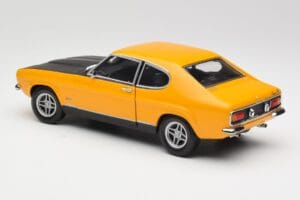 Ford Capri 2600 RS Signal Gelb Mit Schwarz Minichamps 1:18 180089070 Druckguss — Bild 7 von 8