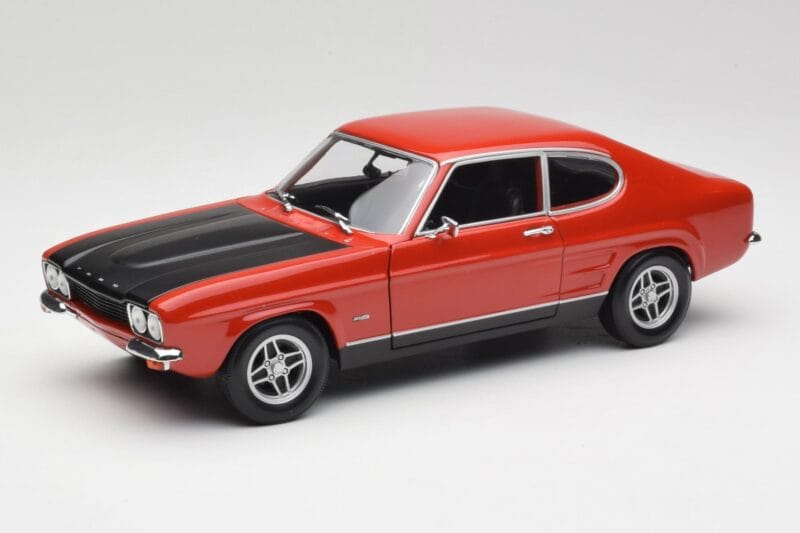 Ford Capri Mk1 RS 2600 Rot & Schwarz Minichamps 1:18 150089076 Druckguss
