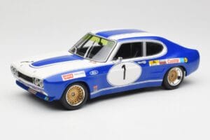 Ford Capri Mk1 RS 2600 #1 D. Glemser Ford Deutschland Winner Brno ETCC 1972 Minichamps 1:18 155728501 Druckguss