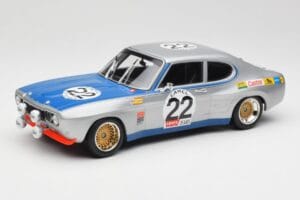 Ford Capri Mk1 RS 2600 #22 Ford Köln D. Glemser / A. Soler-Roig Winners 24 Hours of Spa 1971 Minichamps 1:18 155718522 Druckg